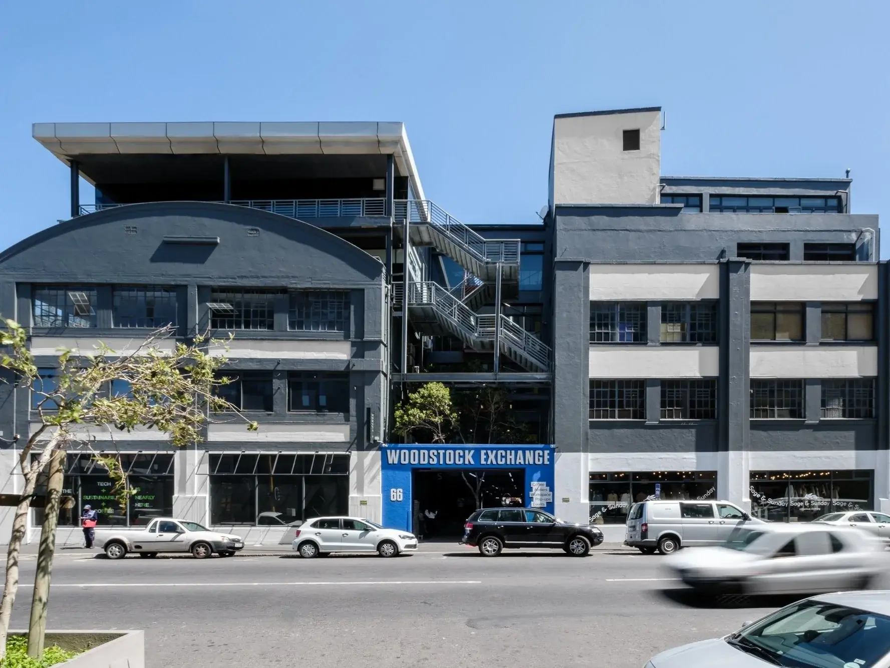 The building in Woodstock, Cape Town, where Zaio's hub is
