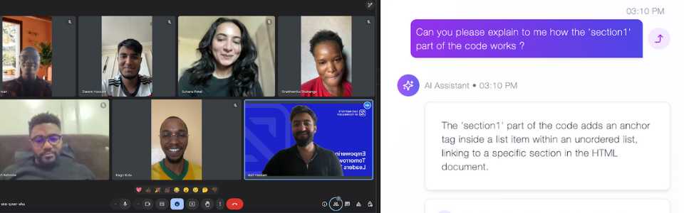 AI-Powered Learning, 1 on 1 Support and Live Classes - Step 2
