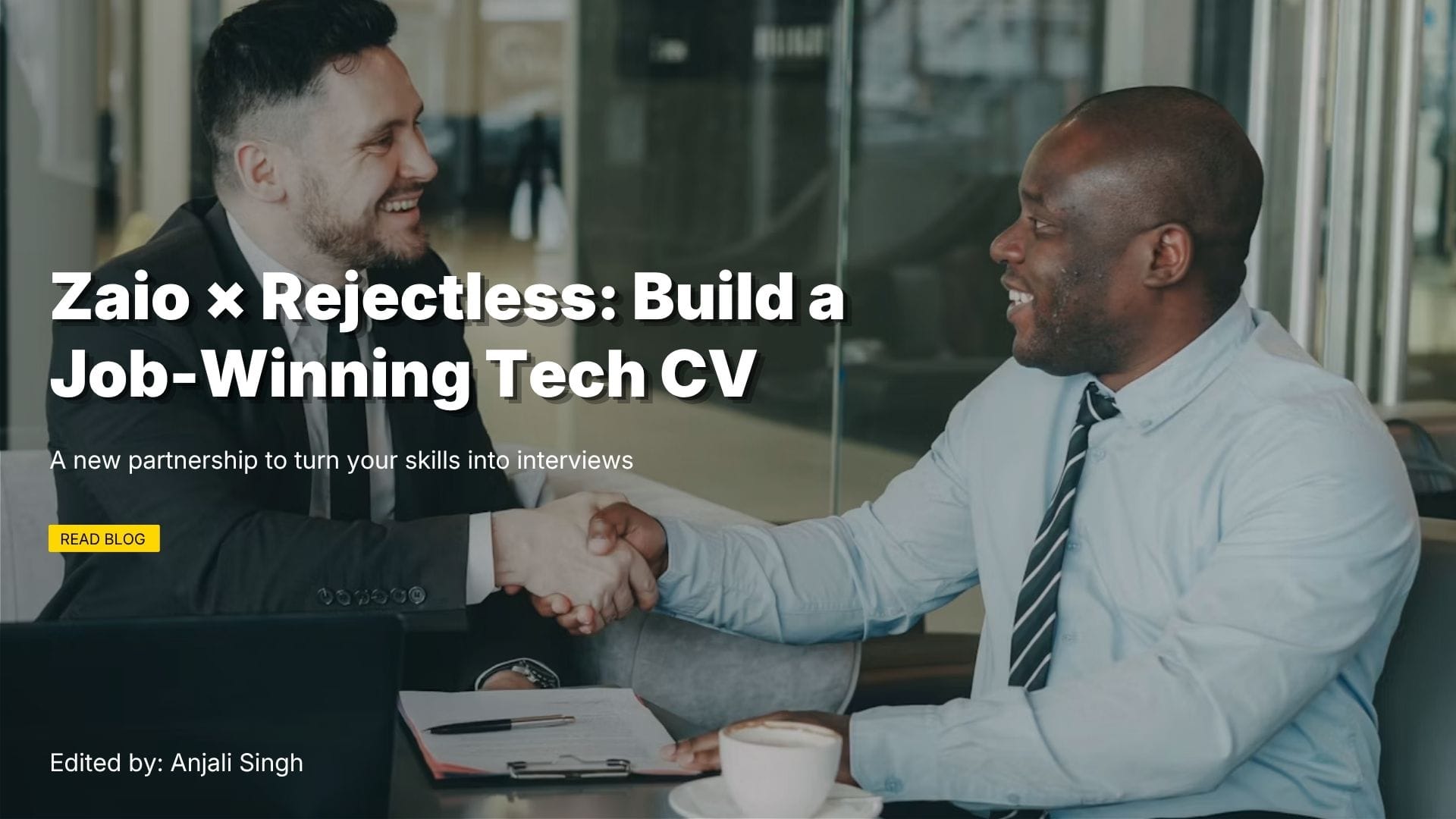 Zaio Partners with Rejectless to Help Graduates Build Job-Winning Technical CVs